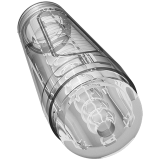 Main Squeeze™ Optix™ - Crystal Clear Vagina Masturbator