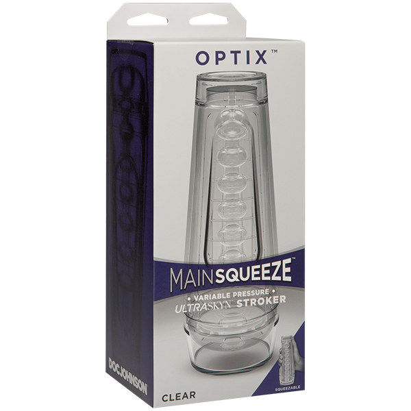 Main Squeeze™ OPTIX™ - Crystal Clear Vagina Masturbator