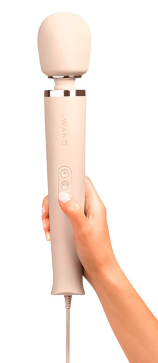 Powerful Plug-in Vibrating Massager - Hvid
