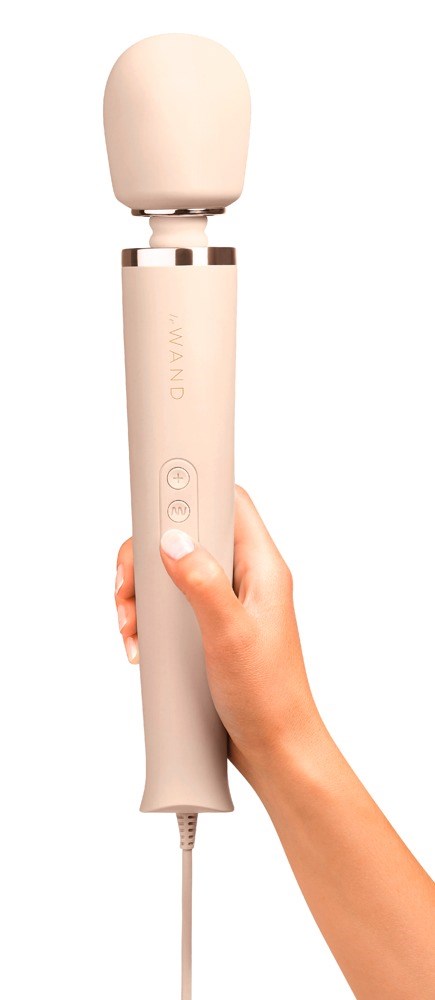 Powerful Plug-In Vibrating Massager - Hvid