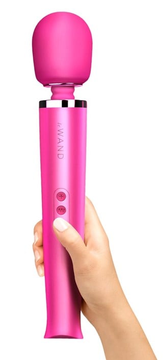 Powerful Plug-in Vibrating Massager - Pink