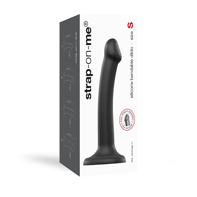 Bøjbar Dildo Dual Density Small - 17 cm