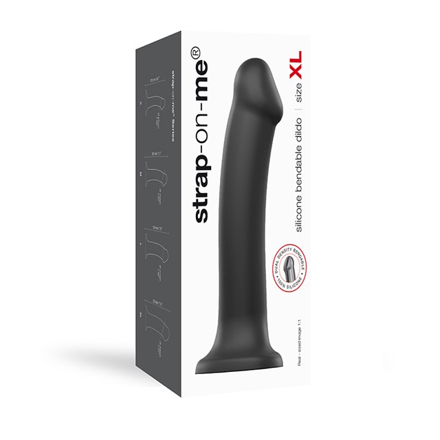 Bøjbar Dildo Dual Density XL - 20 cm