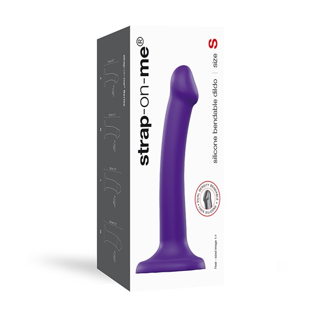 Bøjbar Dildo Dual Density Small - 17 cm