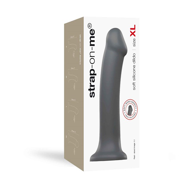 Mono Density Dildo Grey - 20 cm