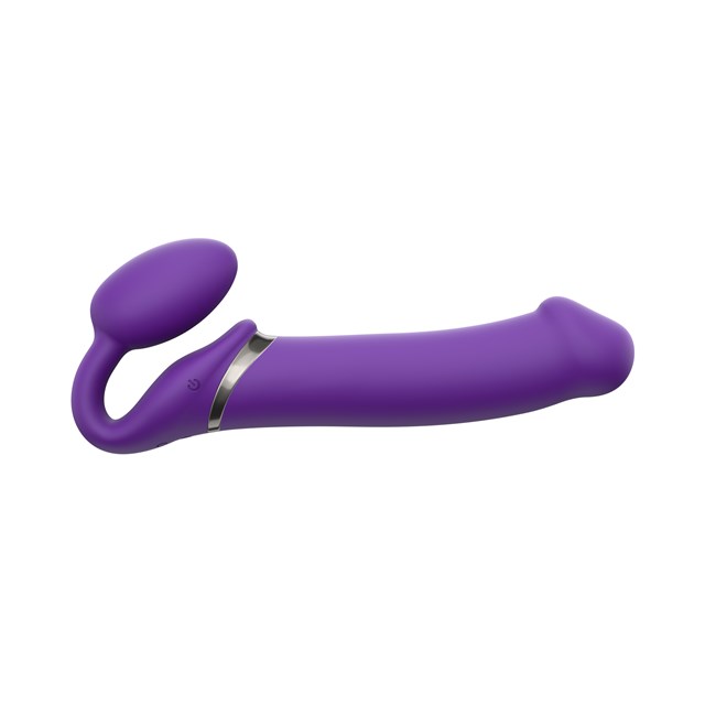 Vibrating Bendable Dildo - Violet XL