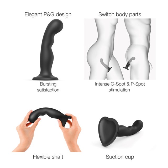 DILDO PLUG P&G BLACK - XXL