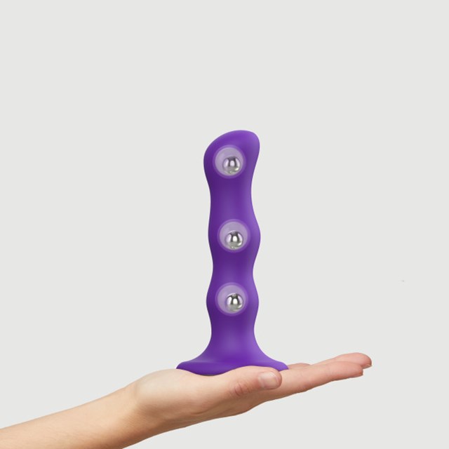 DILDO GEISHA BALLS LILLA - M