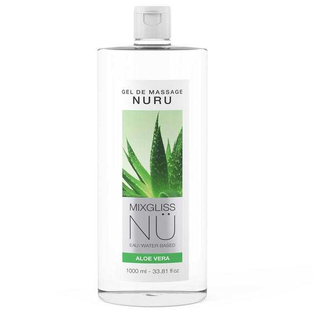 Nuru NU Aloe Vera - Vandbaseret glidecreme