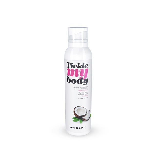 Tickle My Body Massage Foam - Kokosnød