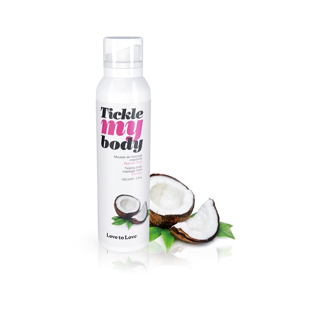 Tickle My Body Massage Foam - Kokosnød