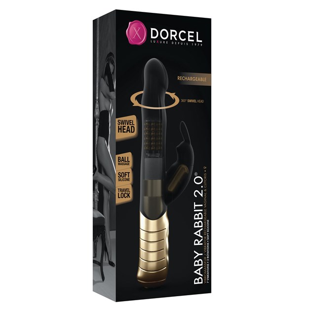 Baby Rabbit 2.0 Black & Gold - Genopladelig