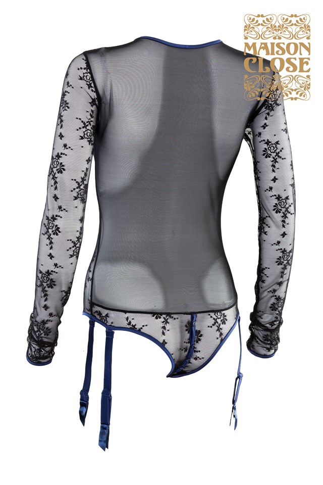 VERTIGE D'AMOUR BODYSTOCKING - Sort/Blå