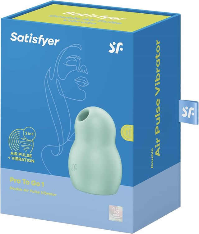 Satisfyer Pro To Go 1 Lufttryksvibrator - Mint
