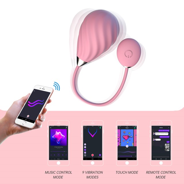 MAGIC MOTION - MAGIC SUNDAE APP CONTROLLED LOVE EGG PINK