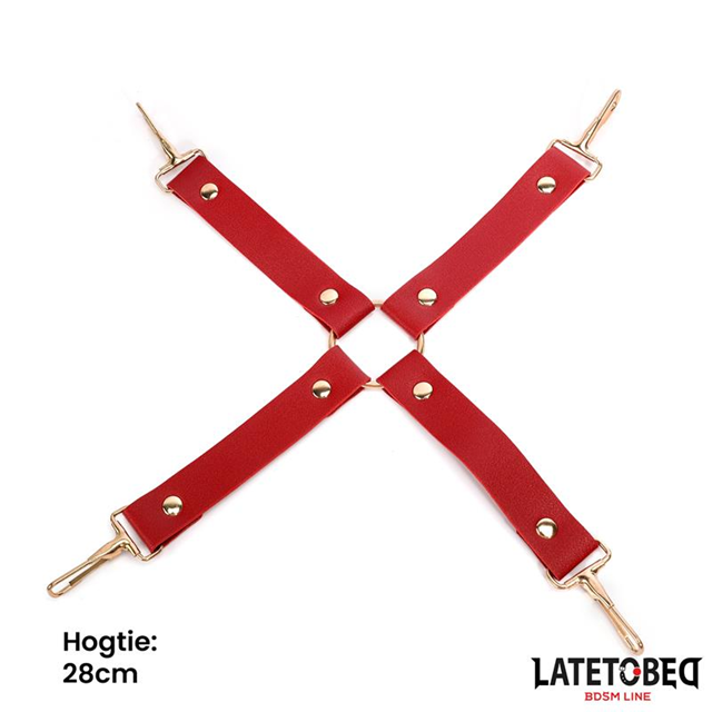 7-pcs Bondage Set With Bag Red