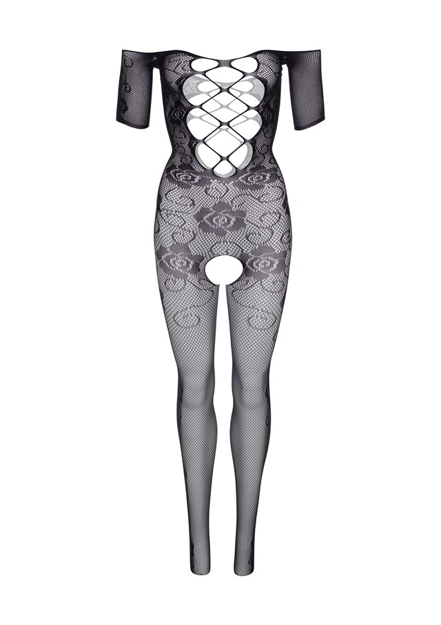 Off the Shoulder Bodystocking - Sort