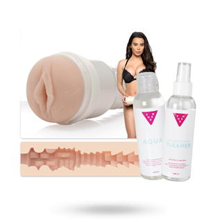 Lana Rhoades Destiny Med Vuxen Aqua Glidecreme 150 Ml & Vuxen Toy Cleaner 150ml Kit