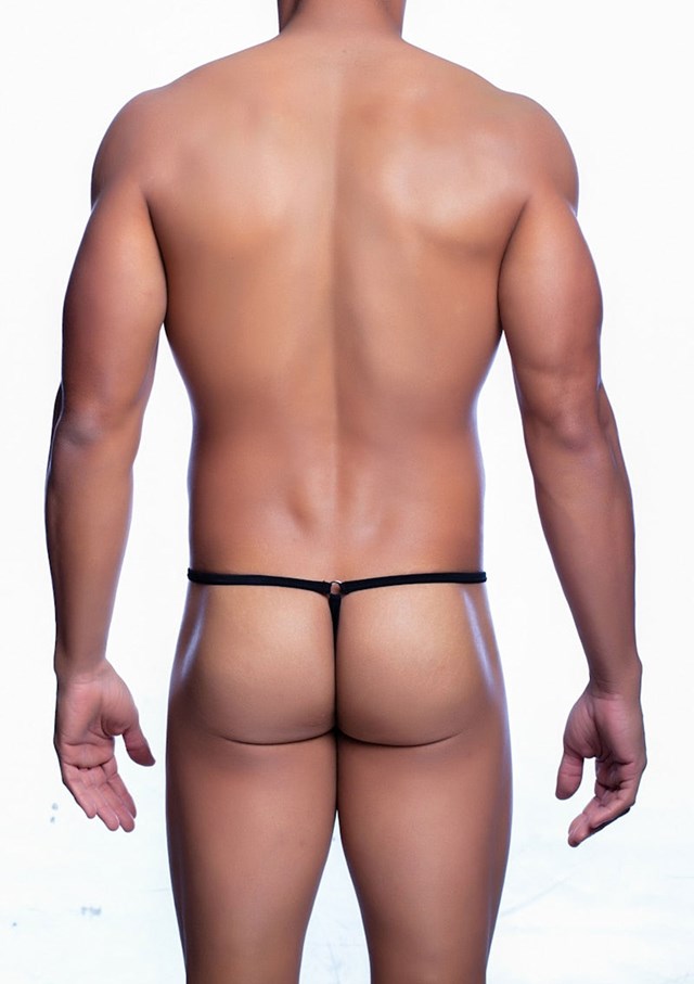 Tear Drop Thong - Sort