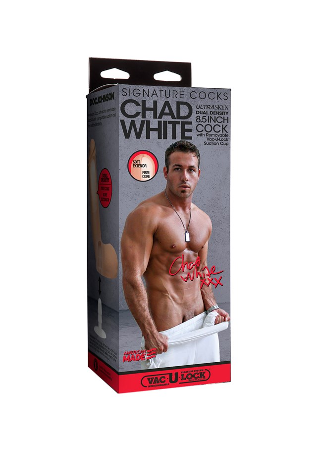 Chad White 22cm Ultraskyn Dildo with Vac-U-Lock