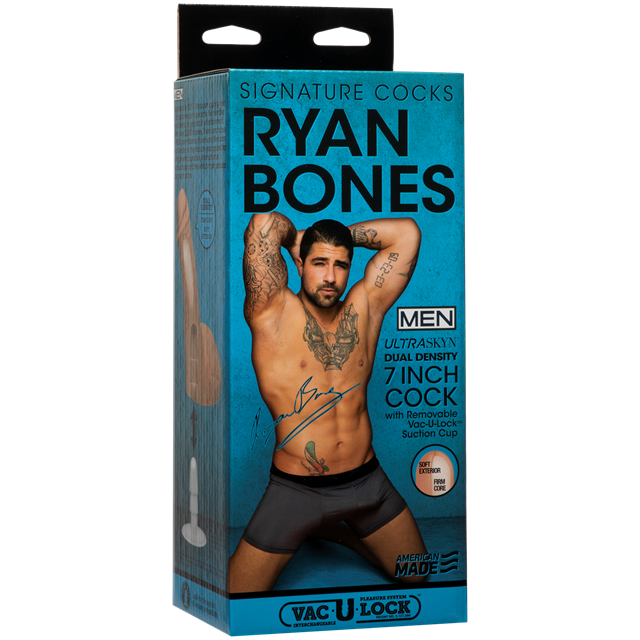 Ryan Bones 18.5cm Dildo med Aftagelig Vac-U-Lock-Sugekop