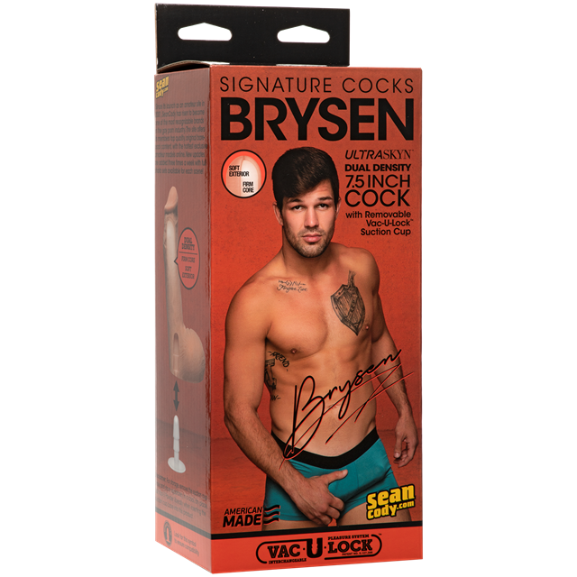 Brysen 19cm Dildo med Aftagelig Vac-U-Lock-Sugekop