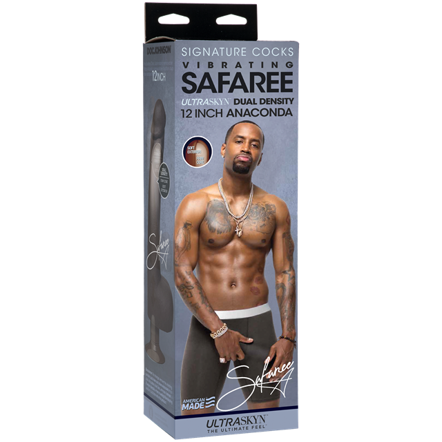 Vibrerende 30cm Safaree Samuels Anaconda Dildo