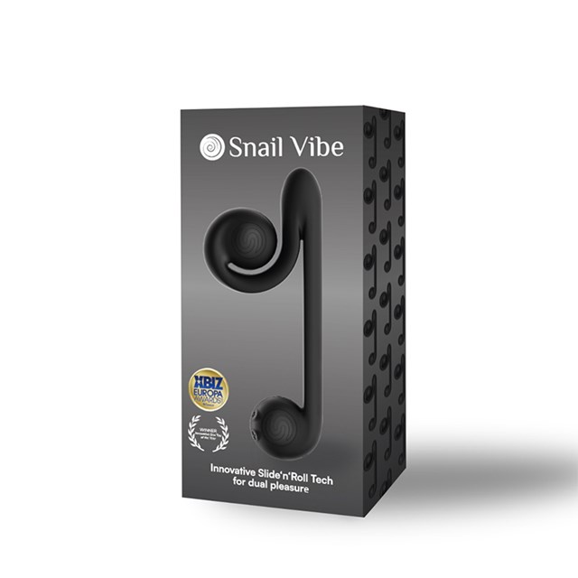 Snail Vibe Moving Vibrator - Black