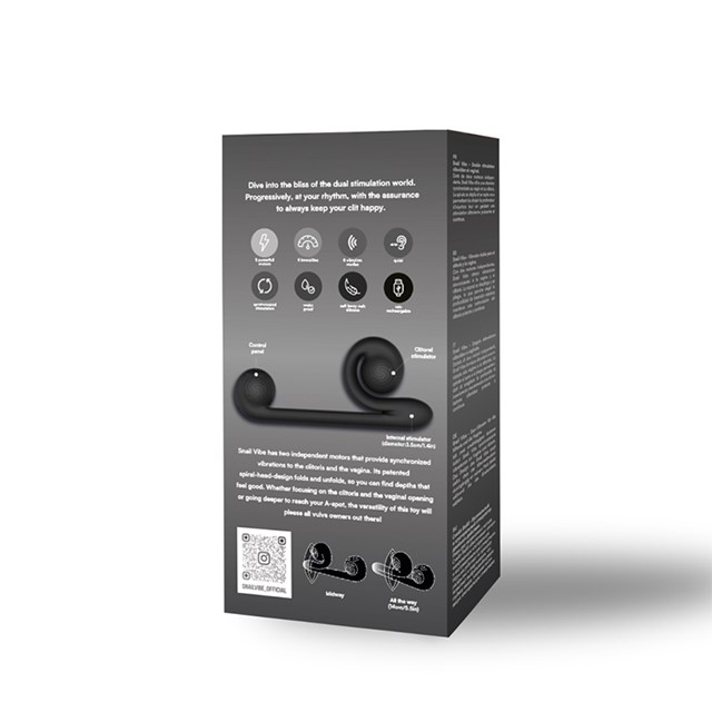 Snail Vibe Moving Vibrator - Black