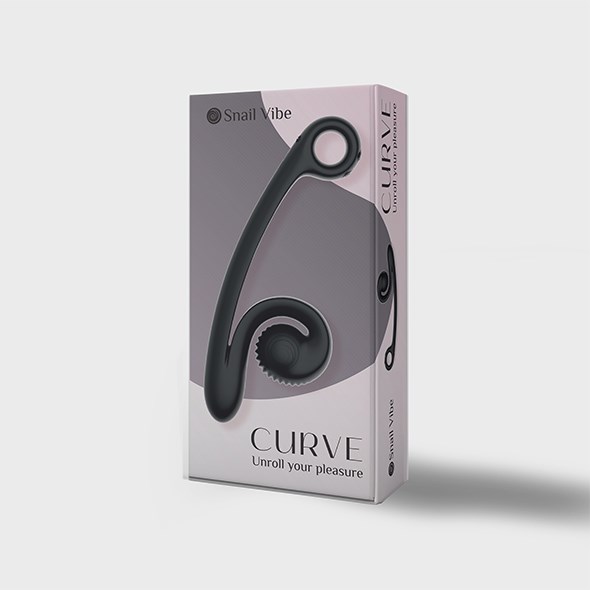 SNAIL VIBE CURVE VIBRATOR - SORT