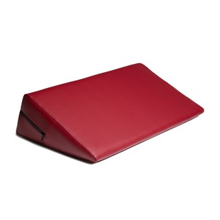 Wedge Faux Leather - Red