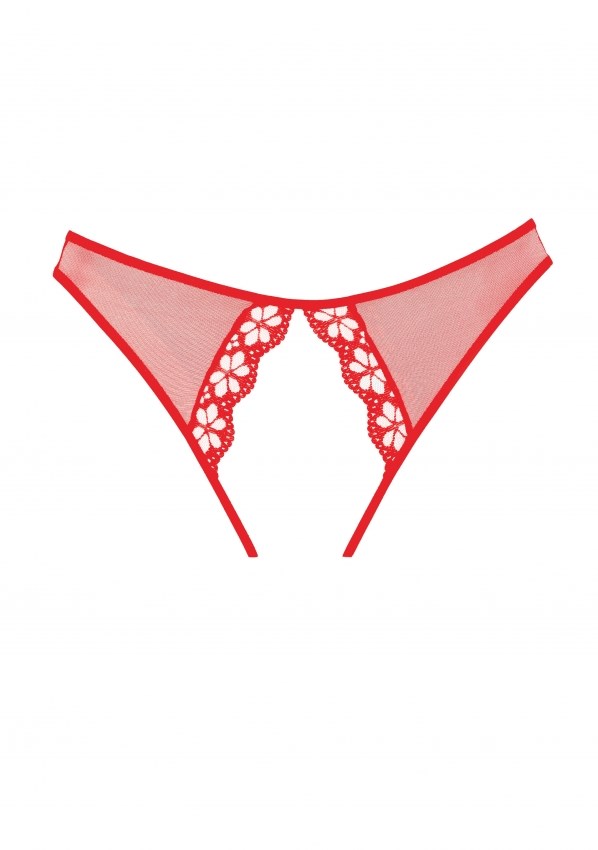 Adore Mirabelle Panty - Røde Trusser med Åbning