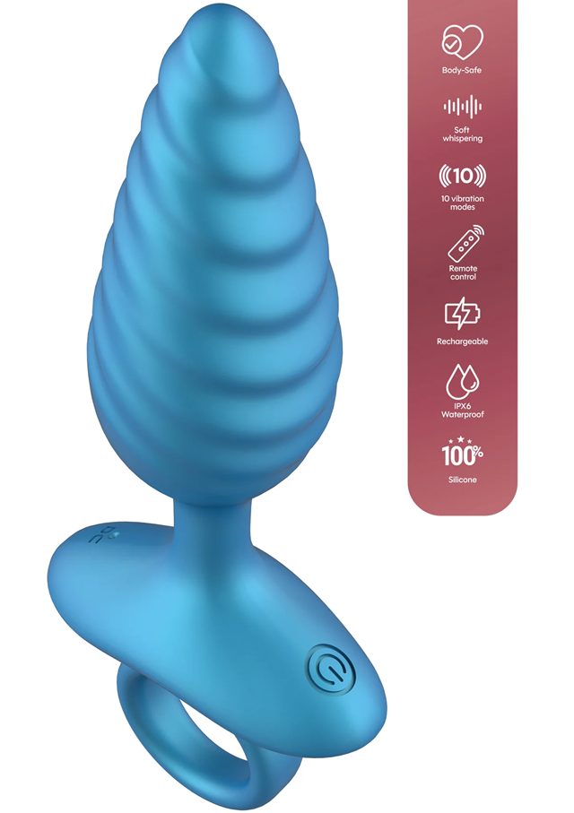 Anal Plug Vibrating + Remote