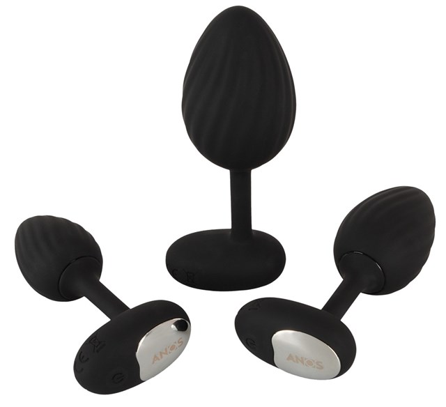 RC Butt Plug Set with Vibration