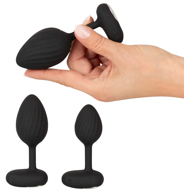 RC Butt Plug Set with Vibration