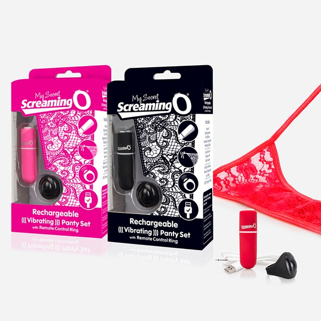 Charged Remote Control Panty Vibe - Black