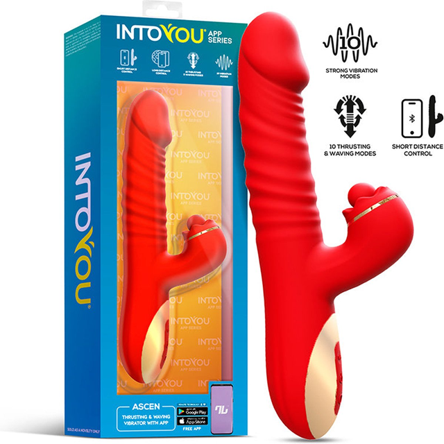 Ascen Thrusting & Waving Vibe With App