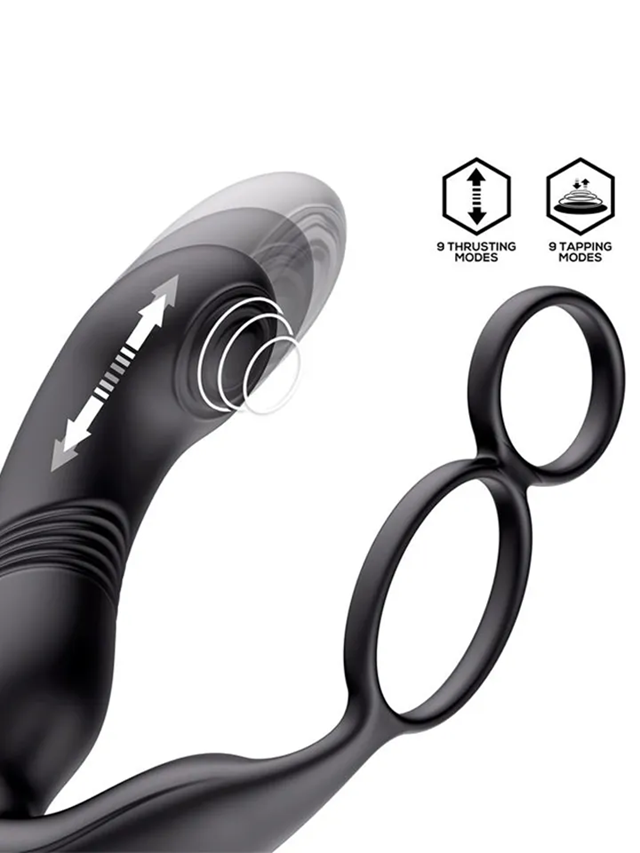 Astex Prostate Massager With Thrusting & Tapping