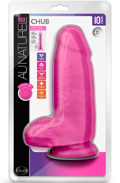 Au Naturel Bold Chub Dildo Pink 25,5 cm