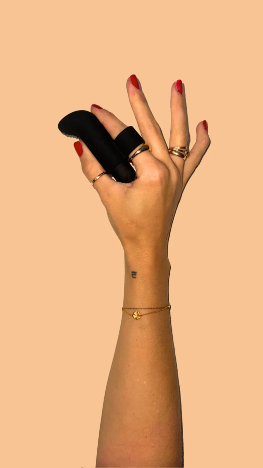 Finger Vibrator + Fruity Love Glidmedel – Pink Grapefruit & Mango Kit