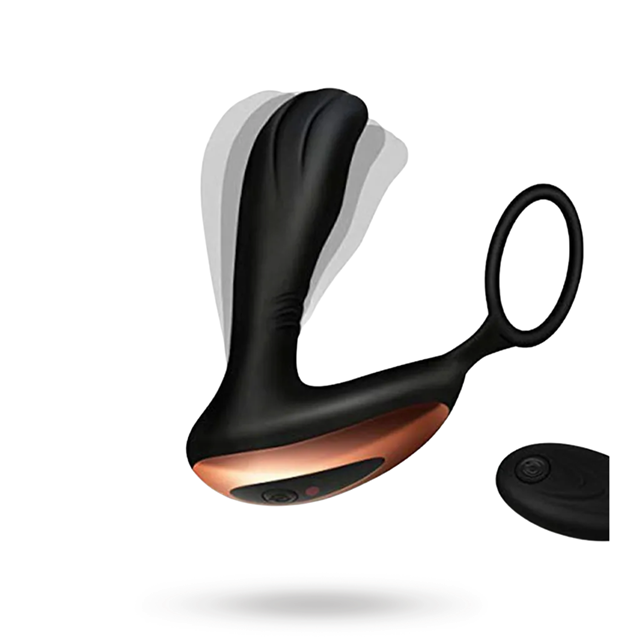 Prostate Massager With Penis Ring