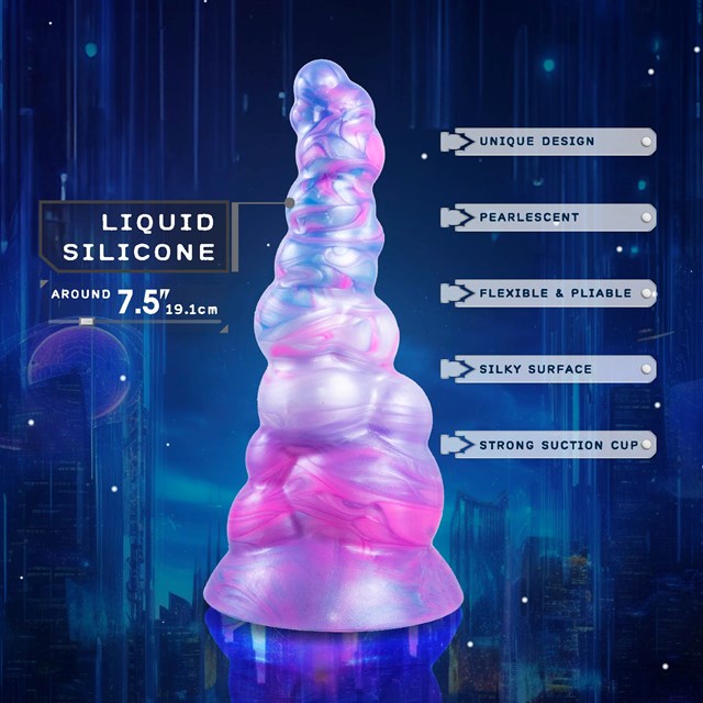 Bad Bubblez Silicone Dildo 19 cm