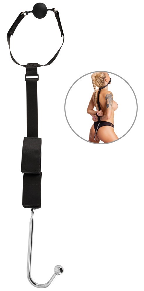 Bondage Set with Anal Hook & Mouth Gag