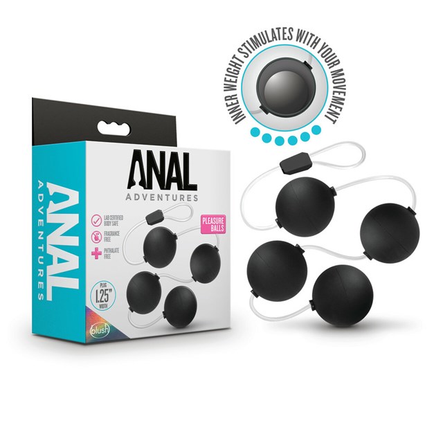 Anal Adventures - Pleasure Balls - Sort
