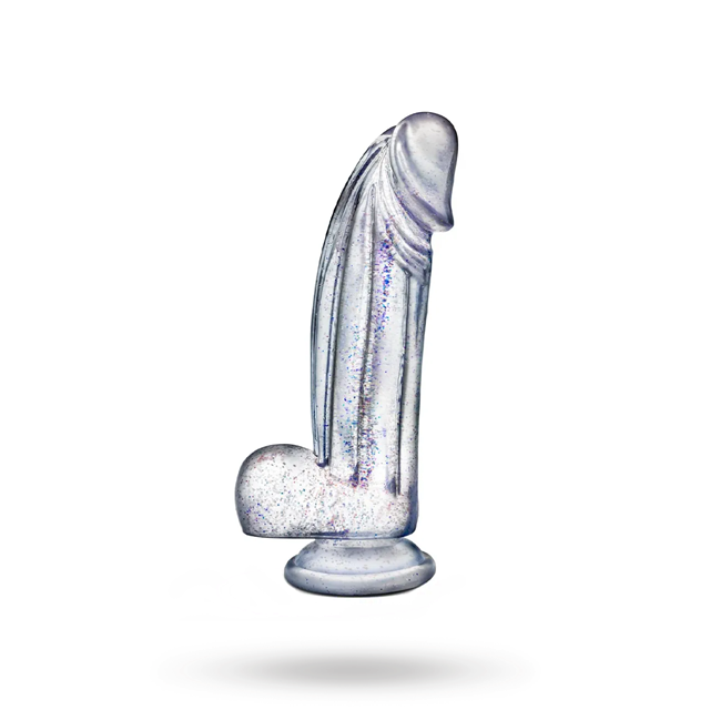 Bling Sparkling Clear Dildo 19 cm