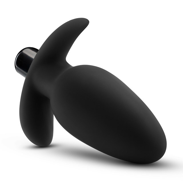 Anal Adventures Platinum - Silicone Saddle Plug - Sort