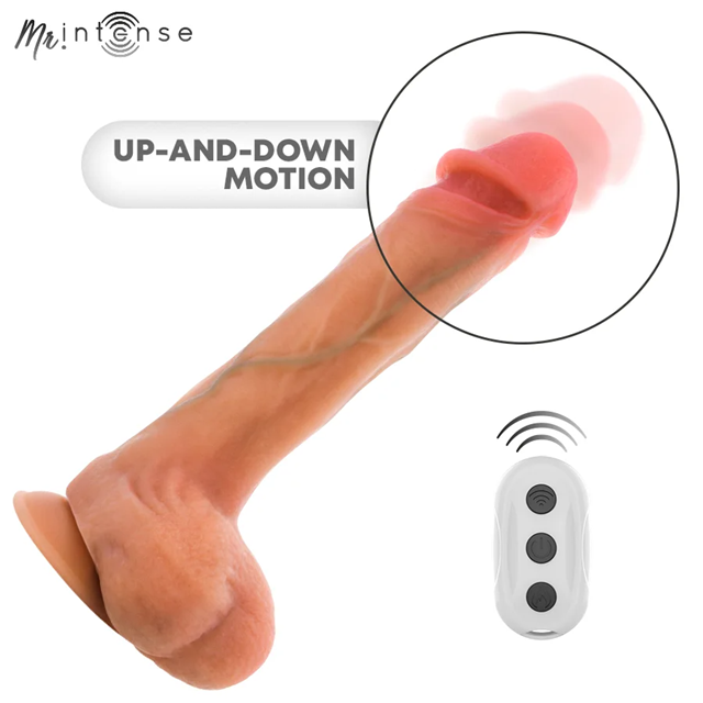 Bradley Vibrating Dildo With Heat Effect 21 cm