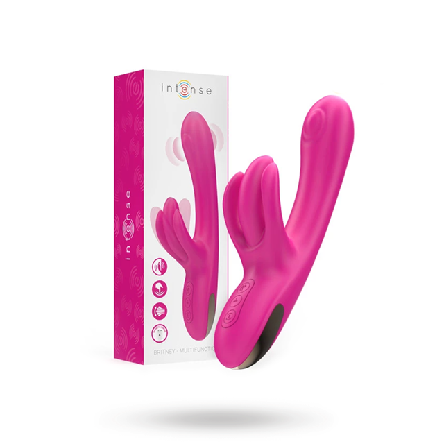 Britney Multifunction Rabbit Vibrator Pink 23 cm