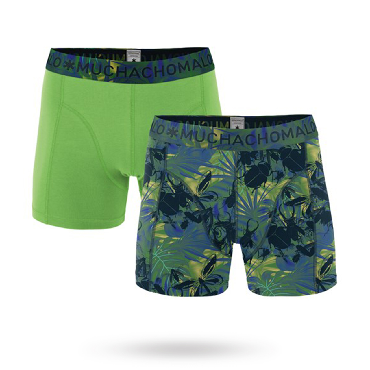 Buggin Around Print/Solid - 2-pack Boxershorts