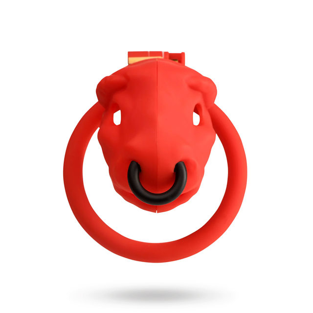 Bull - Chastity Cage - Red